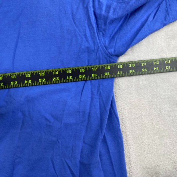 Lands' End Men's Polo Shirt Small Blue Cotton Gorpcore - Picture 6 of 9